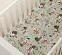 Candy Cane Village Organic Crib Fitted Sheet