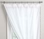 Pom Pom Sheer Curtain Panel