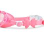 Pink Lace Beautiful Bows Kids Swim Goggles
