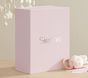Open Box: PBK x Savor Personalized Baby Vault Shagreen Keepsake Box - Pink