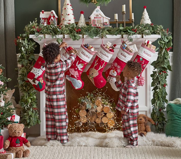 Classic Light-Up Mantel Village Pottery Barn Kids