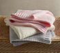 Feather Waffle Baby Blanket
