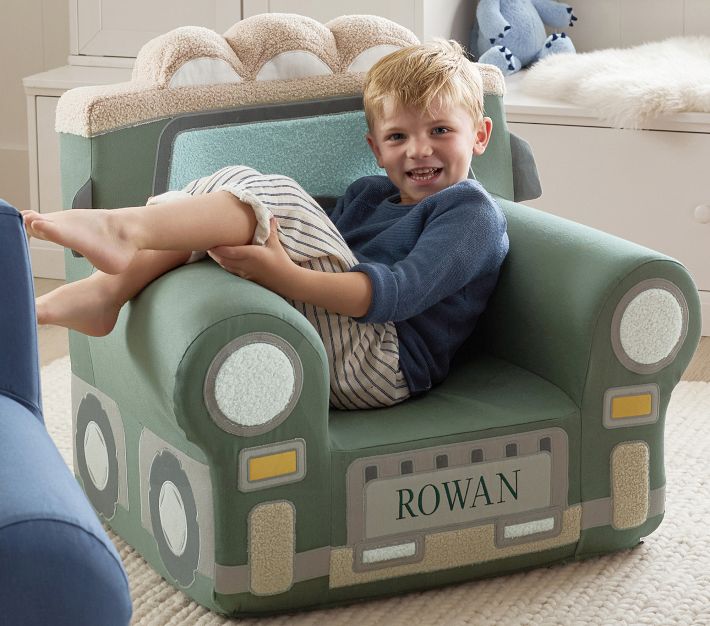 Barn Regular Anywhere Chair My First Cream Sherpa Anywhere Chair