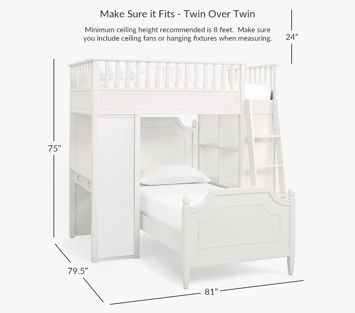 Jupe De Lit Enfant Pottery Barn Ava Ric Rac - Twin, Lavande, 100% Coton, Neuve