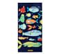 Funny Fish Kid Beach Towel  UPF 50+