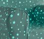 Kids Anywhere Chair®, Aqua Scattered Stars Glow-in-the-Dark