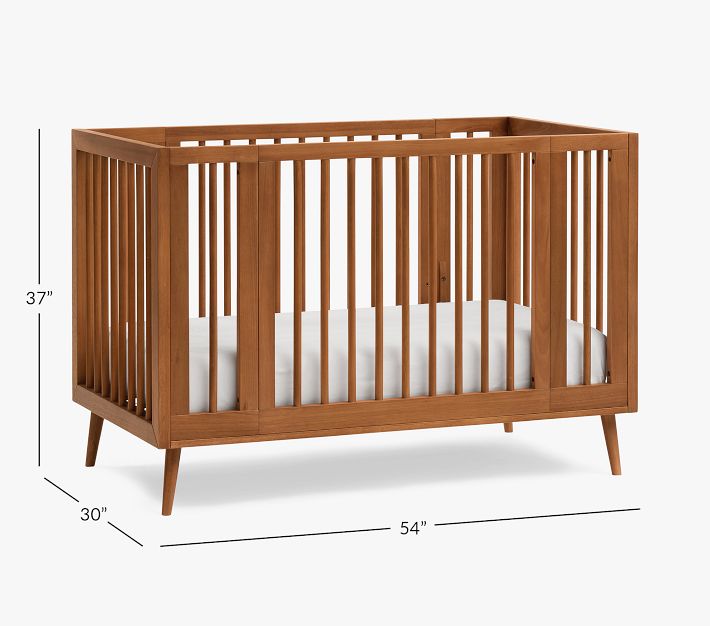 Mid-Century Grow With Me 6-in-1 Convertible Crib Pottery Barn Kids