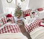 Merry Santa Organic Sheet Set &amp; Pillowcases