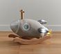 Light-Up Musical Rocket Plush Nursery Rocker