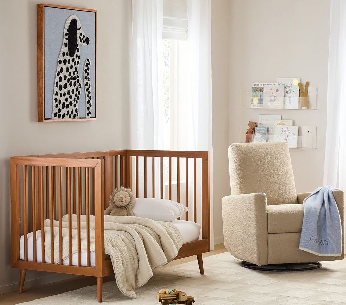 Mid-Century Grow With Me 6-in-1 Convertible Crib Pottery Barn Kids