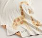 Fuzzy Giraffe Baby Blanket