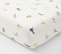 Animal ABC Organic Crib Fitted Sheet