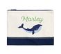Navy Canvas Customizable Wet Dry Bag
