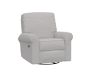 Open Box: Comfort Power Recliner Linen Blend Gray