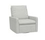 Open Box: Paxton Power Swivel Glider &amp; Recliner, Basketweave Slub Ash