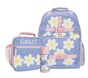 Mackenzie Blue Daisies Chenille Backpack &amp; Lunch Bundle, Set of 3