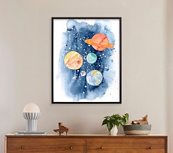 Minted® Planetary Adventure Wall Art by Katrina Pete