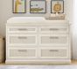 Blake 6-Drawer Dresser &amp; Topper Set (56w x 19"d)