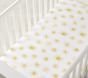 Sun Print Organic Crib Fitted Sheet