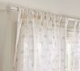 Ditsy Floral Sheer Curtain, Set of 2