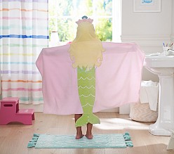 Mermaid Plush Kid Hooded Towel