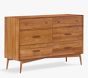 Open Box: west elm x pbk Mid-Century 6-Drawer Dresser (56"W x 18"D) - Acorn