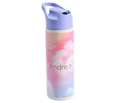 Mackenzie Rainbow Clouds Water Bottles