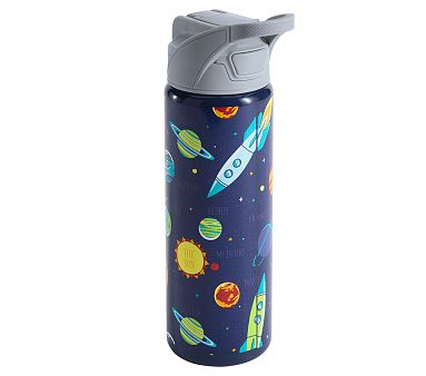 Mackenzie Navy Solar System Glow-in-the-Dark Water Bottles