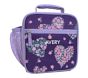Mackenzie Plum Flower Hearts Lunch Boxes