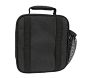 Mackenzie Solid Black Lunch Box