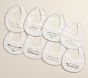 Baby's First Milestone Bib Set of 8