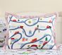 Embroidered Transportation Duvet Cover &amp; Shams