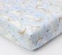 Chris Loves Julia Celestial Unicorn Organic Crib Fitted Sheet