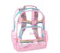 Mackenzie Clear With Pink Trim Backpack
