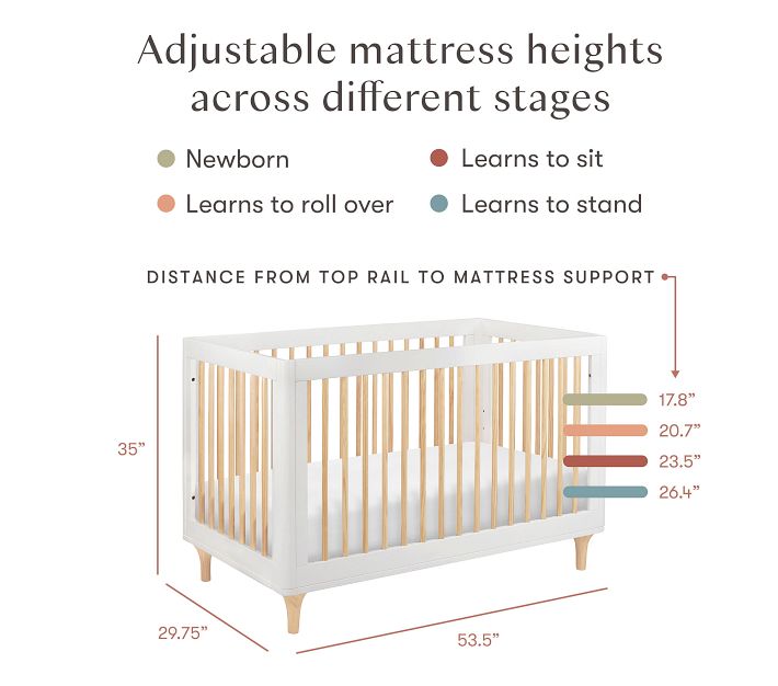 Babyletto Lolly 3-In-1 Convertible Baby Crib Pottery Barn Kids - Main Image