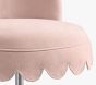 Scallop Skirt Swivel Desk Chair