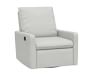 Open Box: Paxton Manual Swivel Glider &amp; Recliner, Basketweave Slub Ash