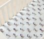 Disney Home x Sanderson Mickey Mouse Stripe Organic Crib Fitted Sheet
