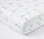 Winter Friends Organic Crib Fitted Sheet