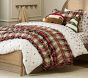 Embroidered Holiday Duvet Cover &amp; Shams