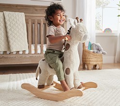 Giraffe Plush Nursery Rocker