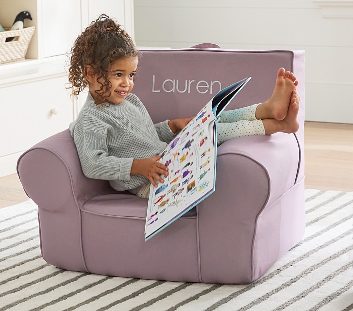 Housse De Chaise Pottery Barn Kids - My First Anywhere - Sergé Bleu Foncé "Henry"