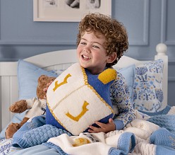 Rifle Paper Co. Hanukkah Dreidel Pillow