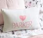 Heart Icon Personalized Pillow Cover