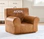 Kids Anywhere Chair® Slipcover Only, Caramel Faux Leather