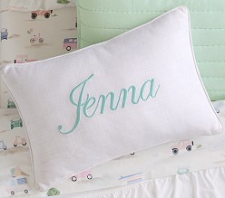 Monogram Name Pillow Cover