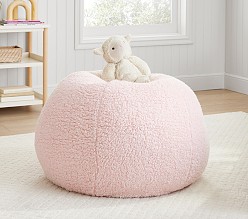 Anywhere Beanbag™, Blush Cozy Sherpa