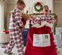Letters to Santa Red Velvet Santa Bag