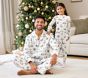 Holly Jolly Santa Adult Flannel Pajama Set