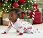 Black Santa Organic Cotton Baby Pajama